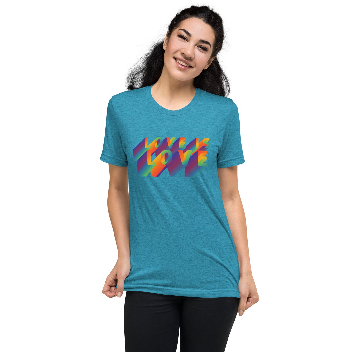 Love Is Love Tri-Blend Short Sleeve T-shirt