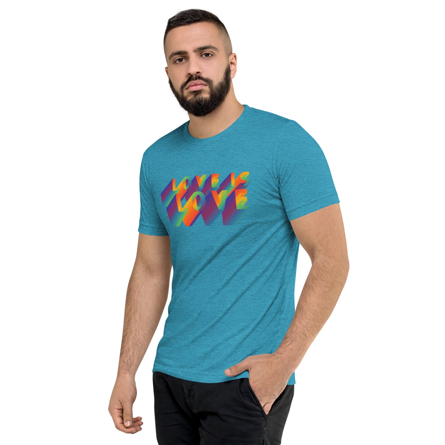 Love Is Love Tri-Blend Short Sleeve T-shirt