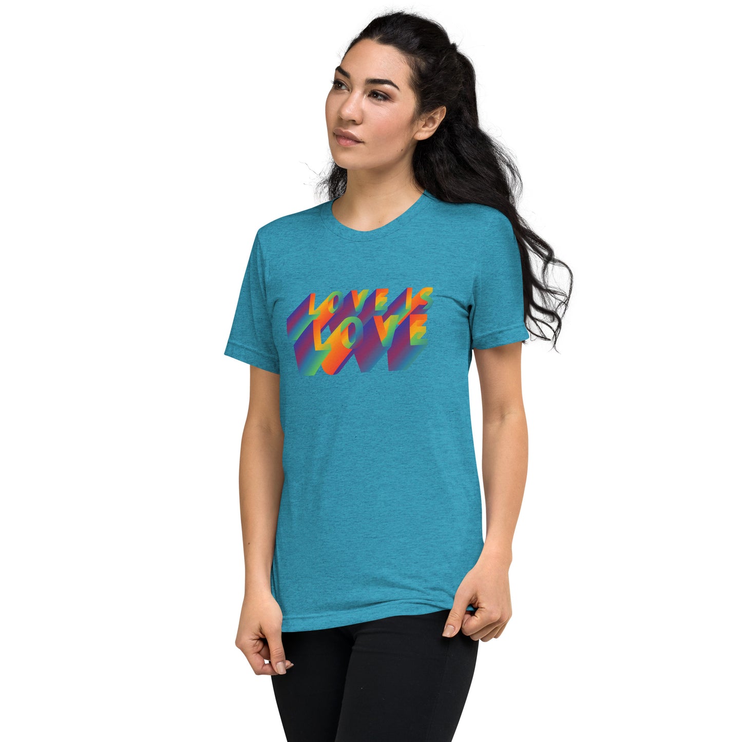 Love Is Love Tri-Blend Short Sleeve T-shirt