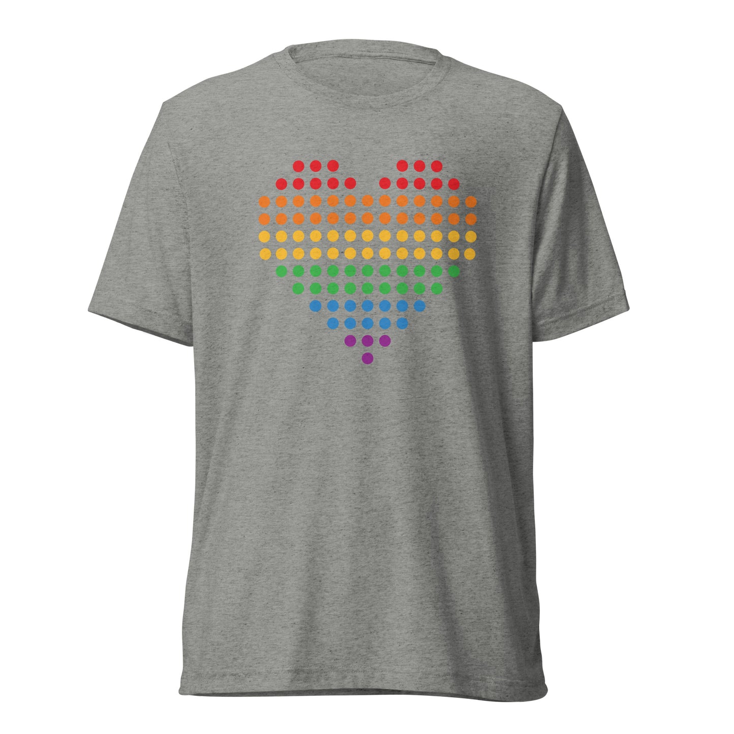 Pride Heart (Dots) Tri-blend Short Sleeve T-shirt