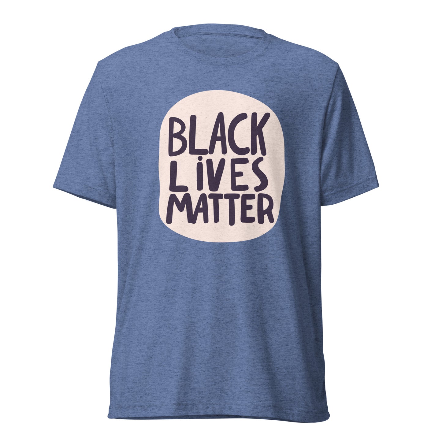 Black Lives Matter - Handwritten - Tri-Blend Short Sleeve T-shirt