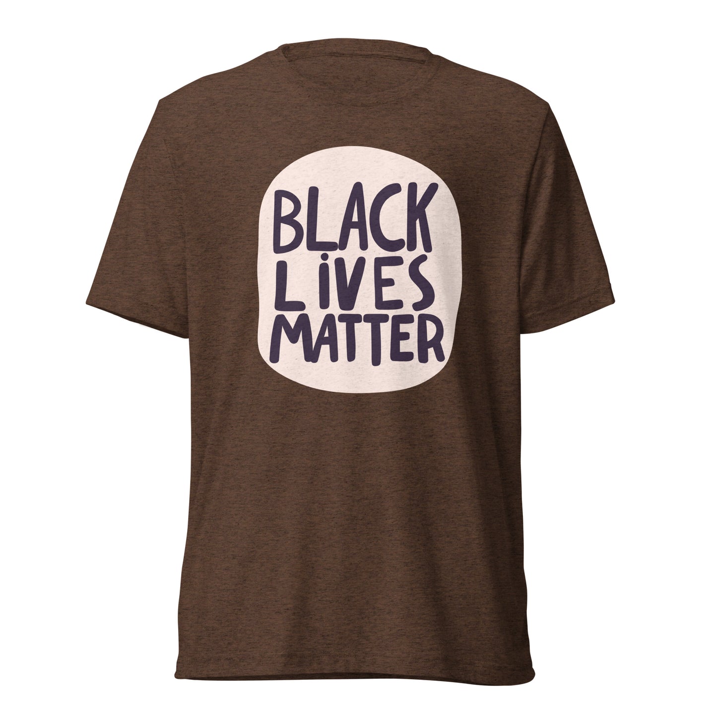 Black Lives Matter - Handwritten - Tri-Blend Short Sleeve T-shirt