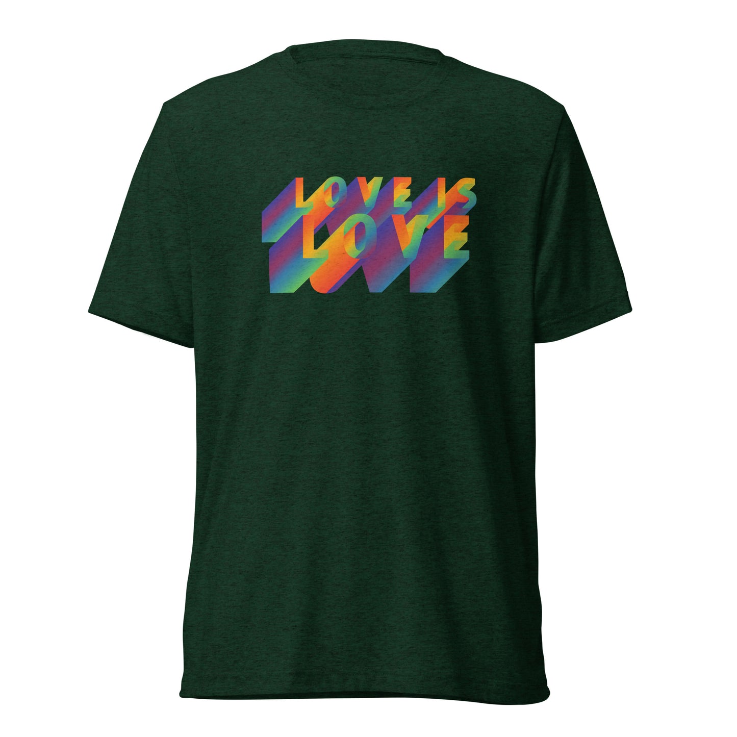 Love Is Love Tri-Blend Short Sleeve T-shirt