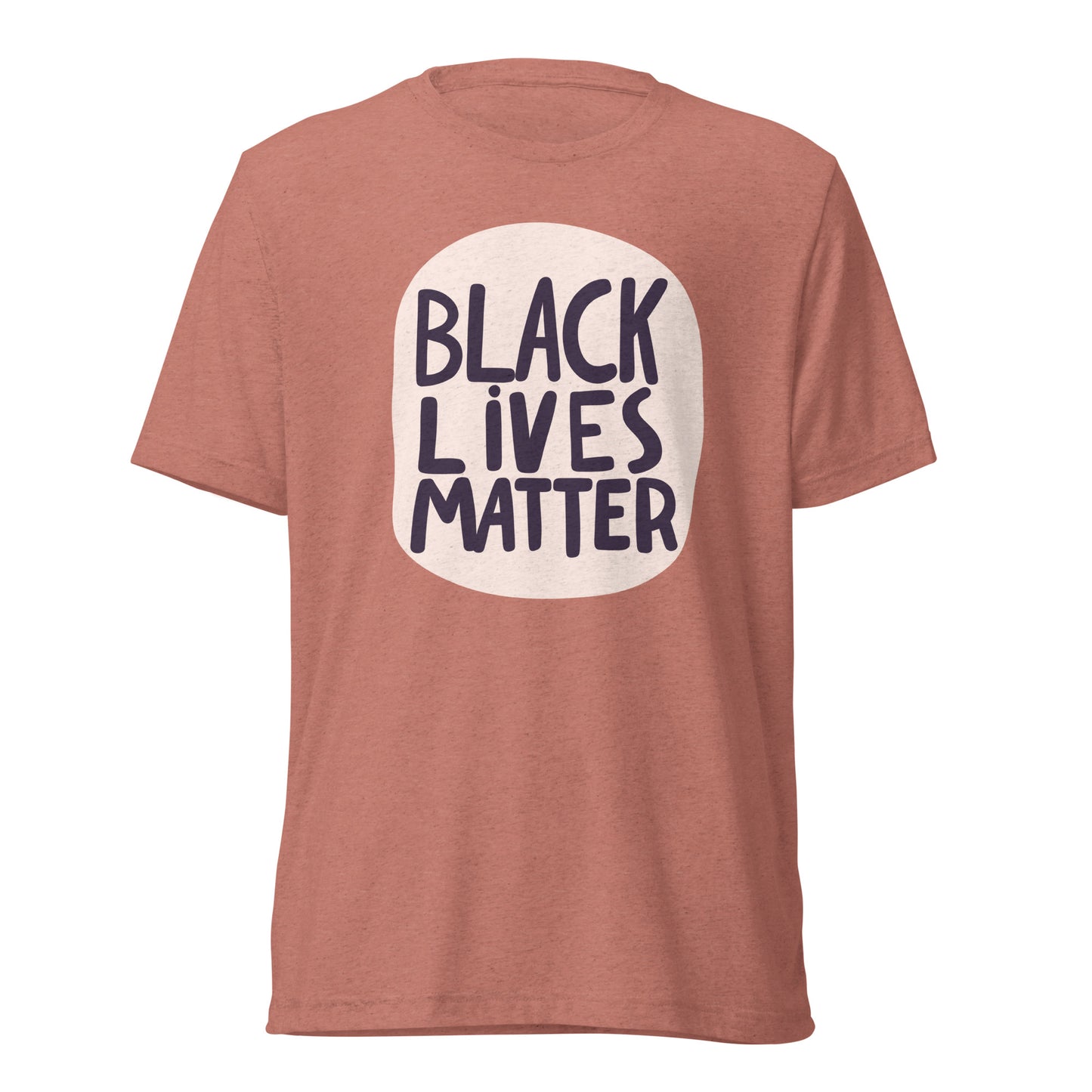 Black Lives Matter - Handwritten - Tri-Blend Short Sleeve T-shirt