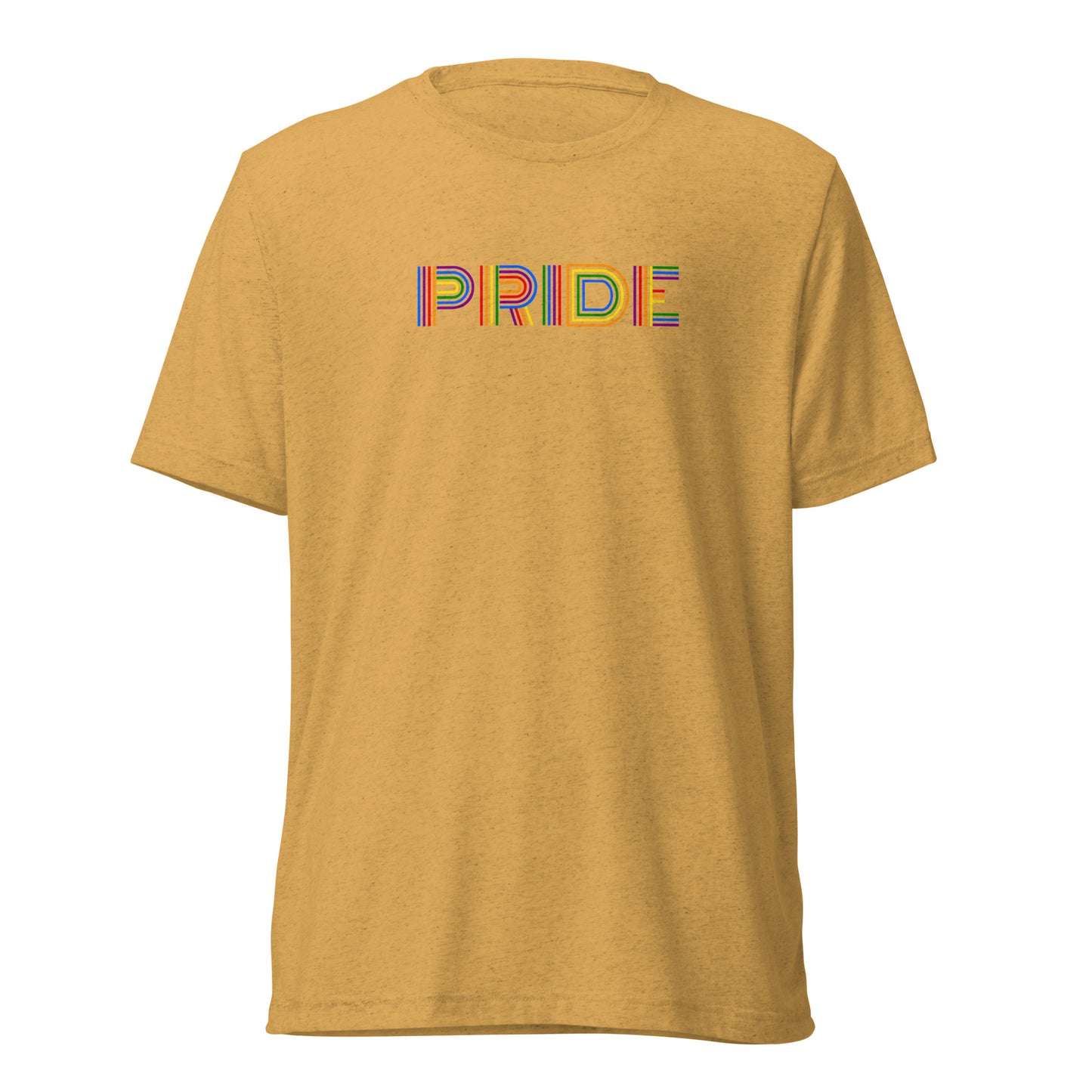 PRIDE Lines Logo Tri-blend Short Sleeve T-shirt