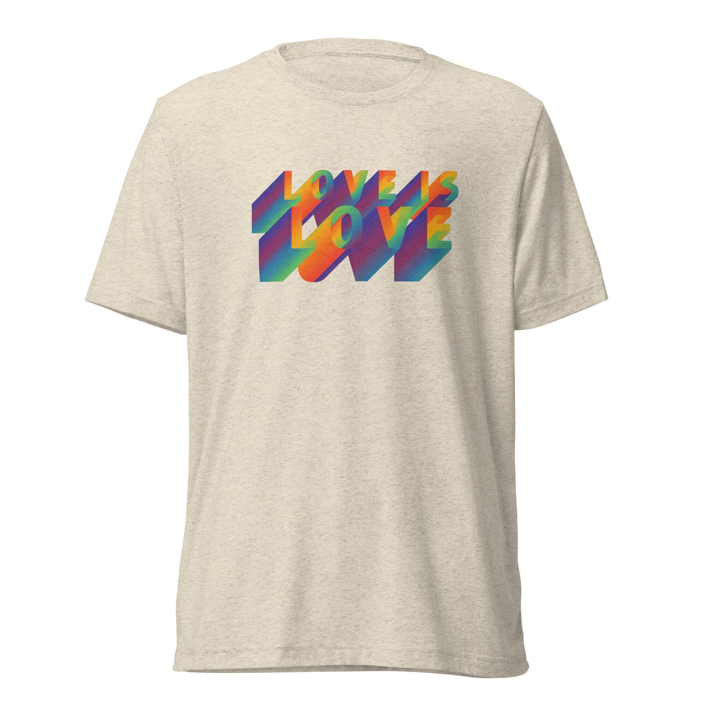 Love Is Love Tri-Blend Short Sleeve T-shirt