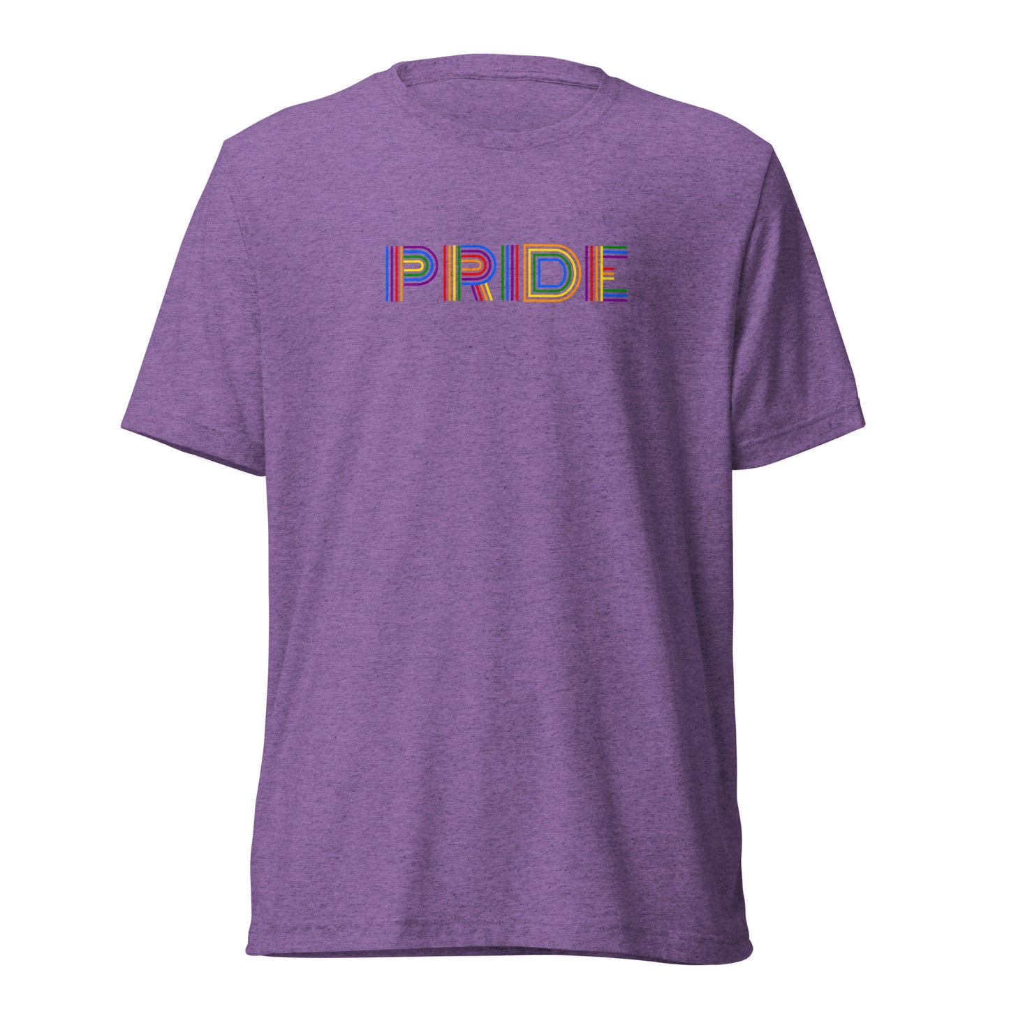 PRIDE Lines Logo Tri-blend Short Sleeve T-shirt