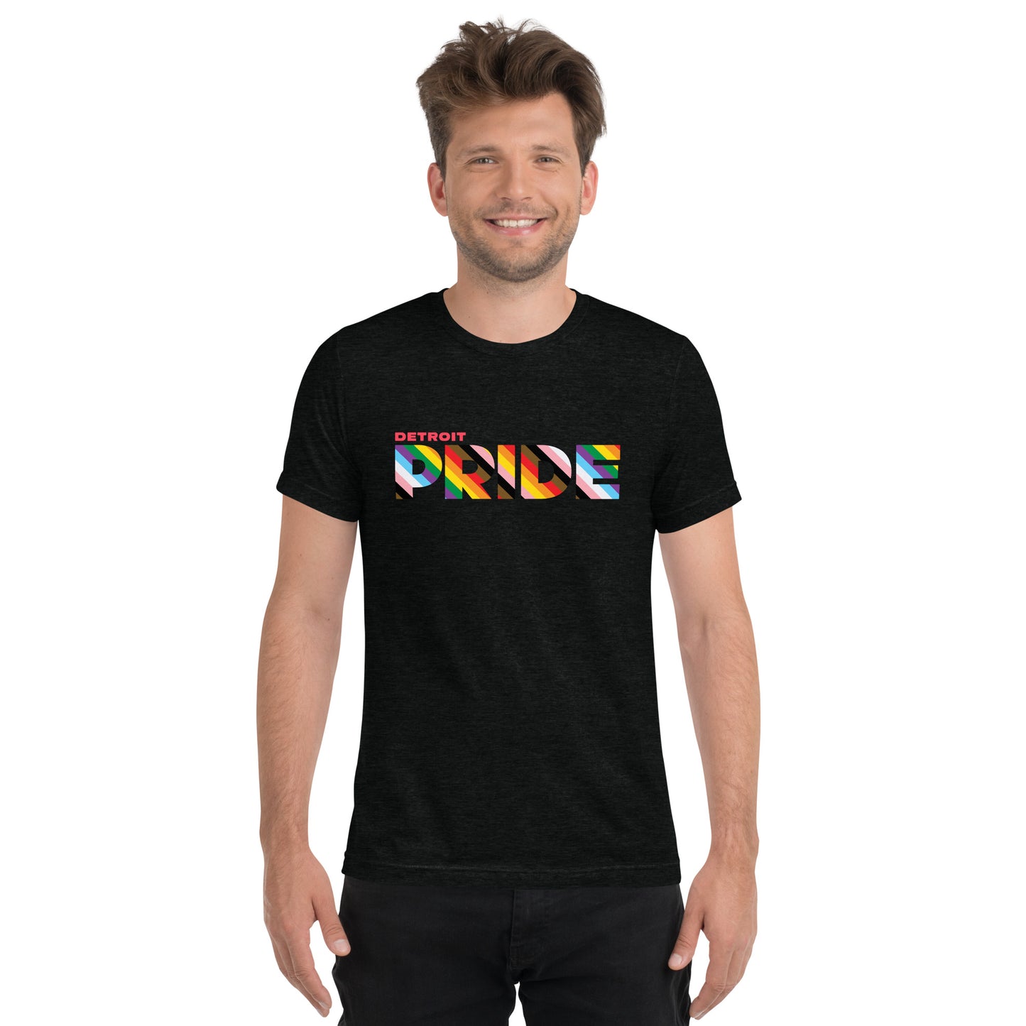 Detroit PRIDE Tri-blend Short Sleeve T-shirt