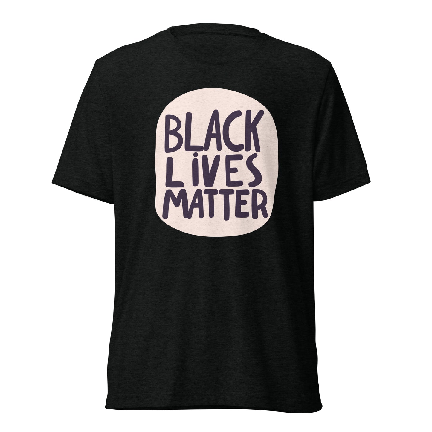 Black Lives Matter - Handwritten - Tri-Blend Short Sleeve T-shirt