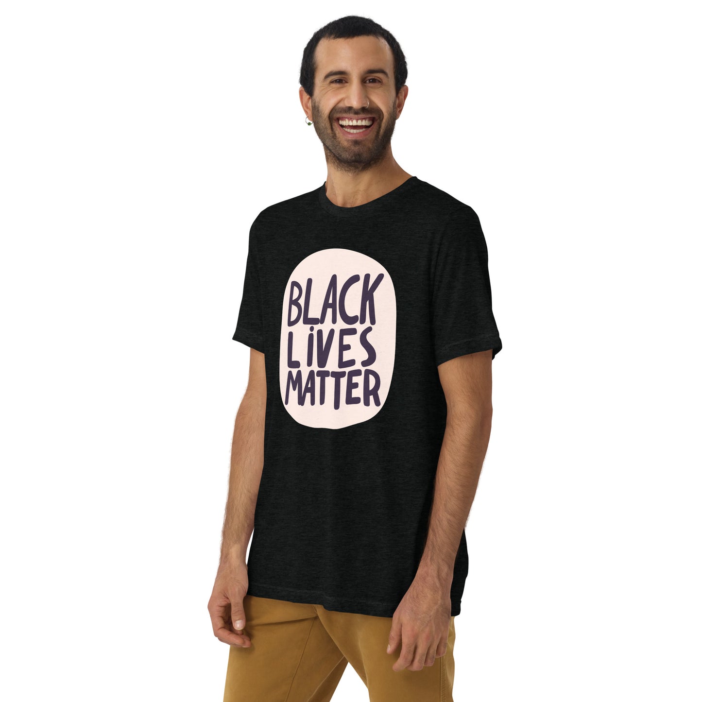 Black Lives Matter - Handwritten - Tri-Blend Short Sleeve T-shirt