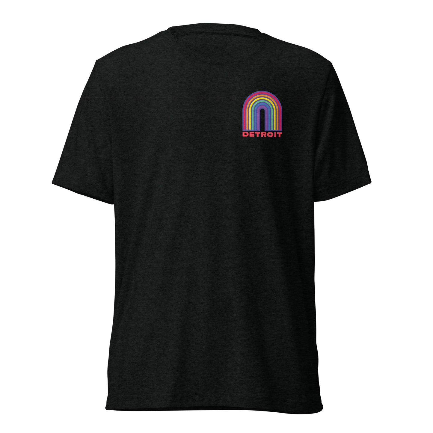 Detroit Rainbow Tri-Blend Short Sleeve T-shirt