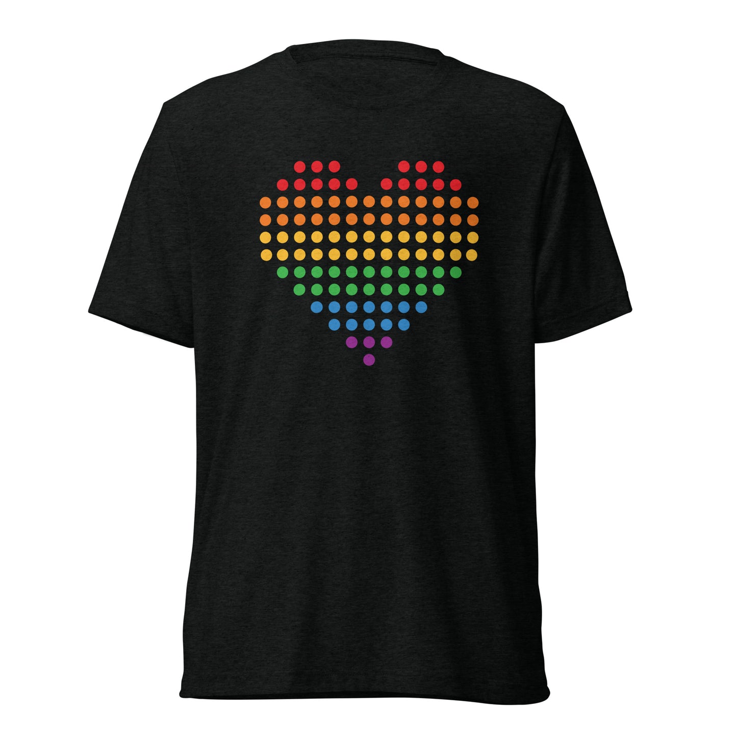 Pride Heart (Dots) Tri-blend Short Sleeve T-shirt