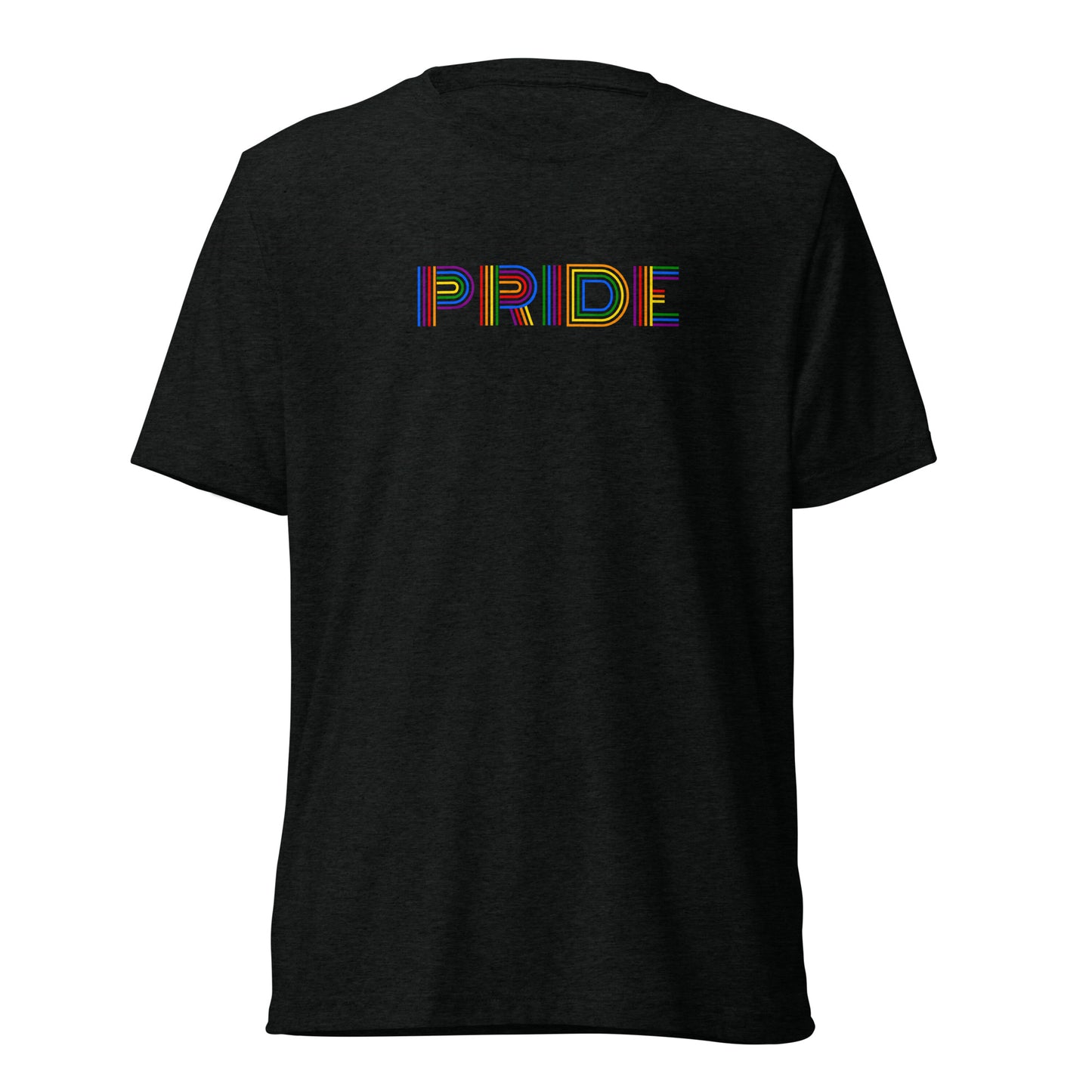 PRIDE Lines Logo Tri-blend Short Sleeve T-shirt