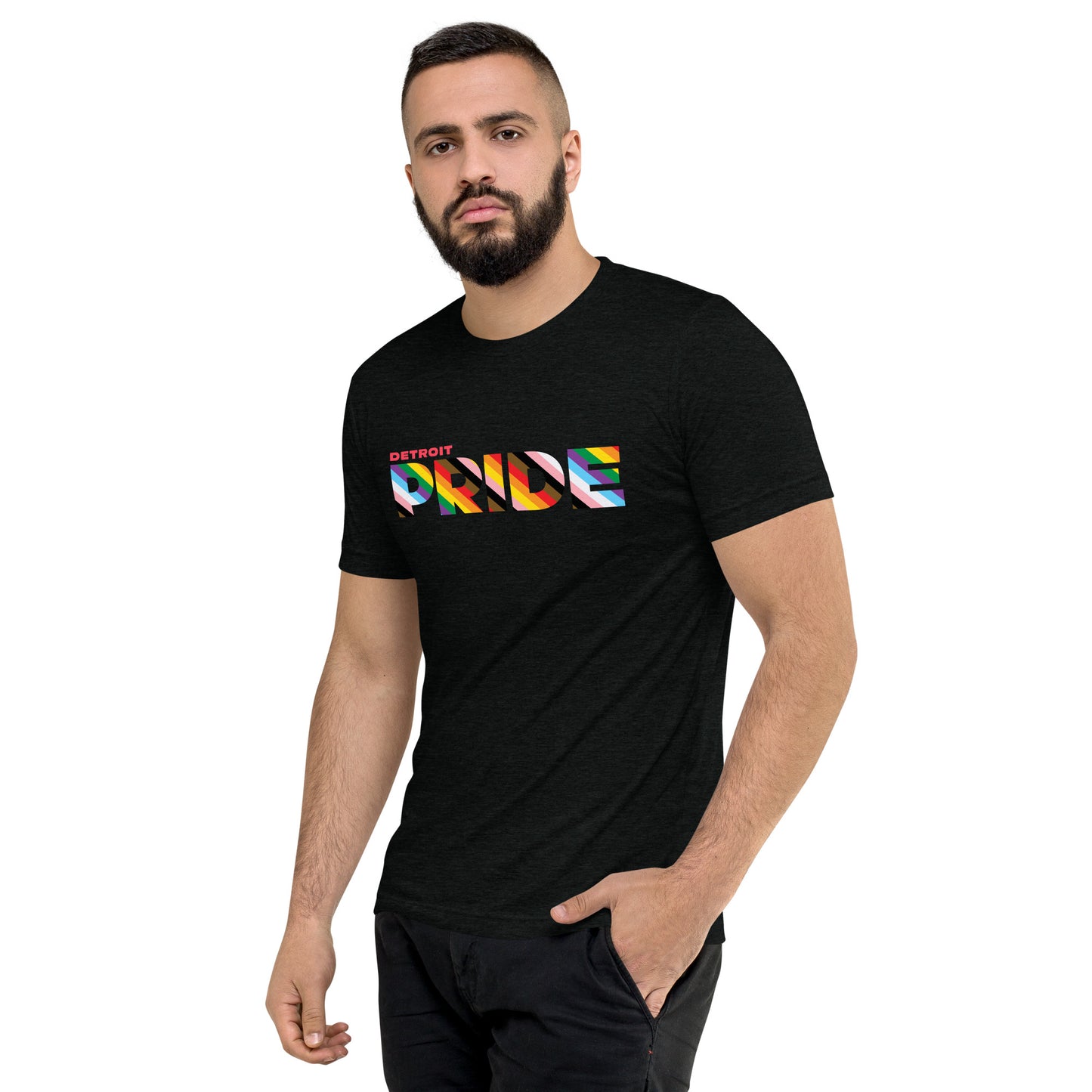 Detroit PRIDE Tri-blend Short Sleeve T-shirt