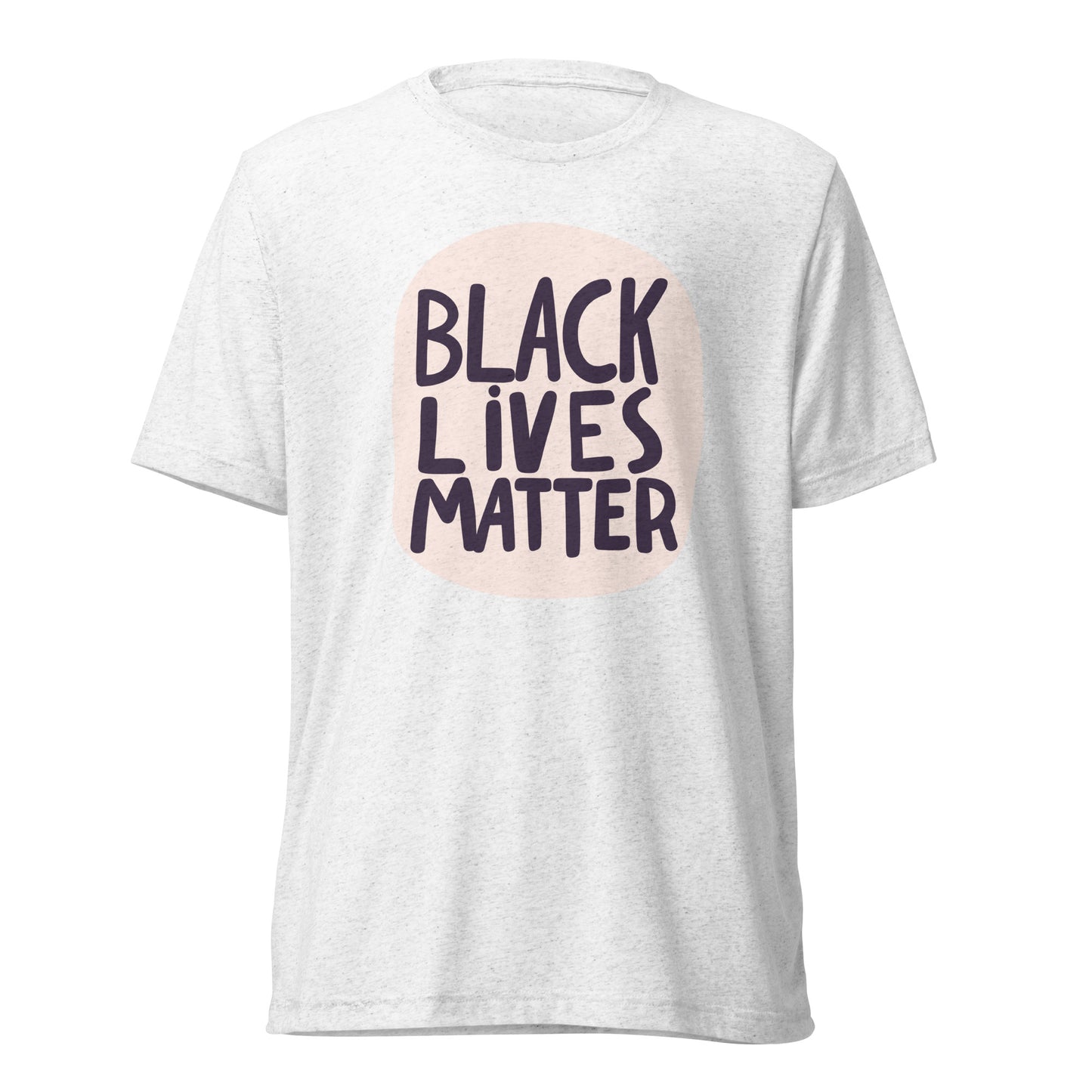 Black Lives Matter - Handwritten - Tri-Blend Short Sleeve T-shirt