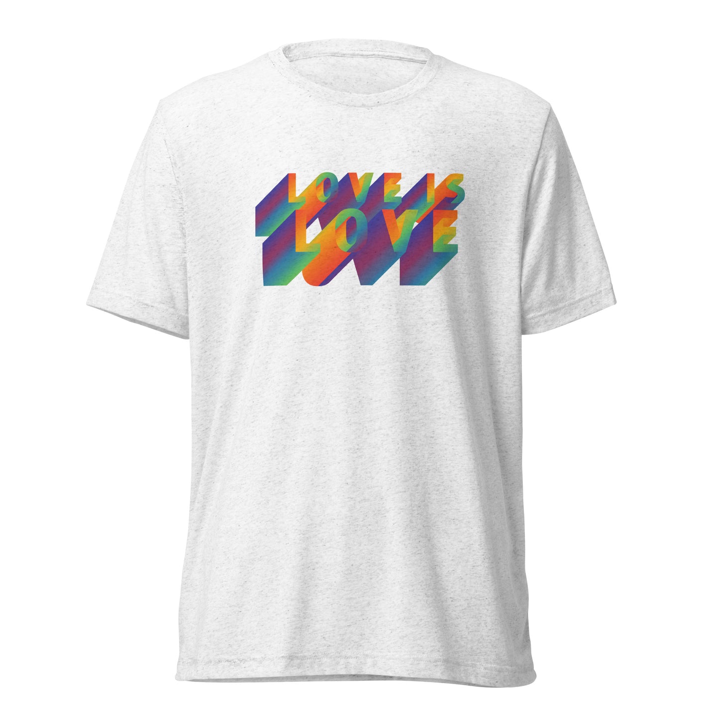 Love Is Love Tri-Blend Short Sleeve T-shirt