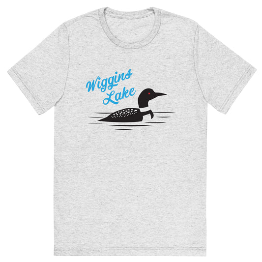 Wiggins Lake Loon / Tri-Blend Unisex T-Shirt