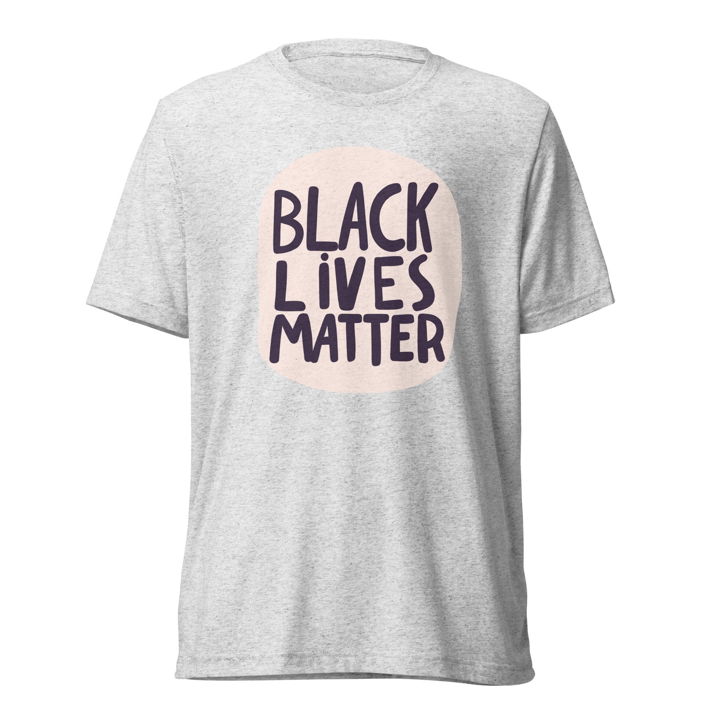 Black Lives Matter - Handwritten - Tri-Blend Short Sleeve T-shirt