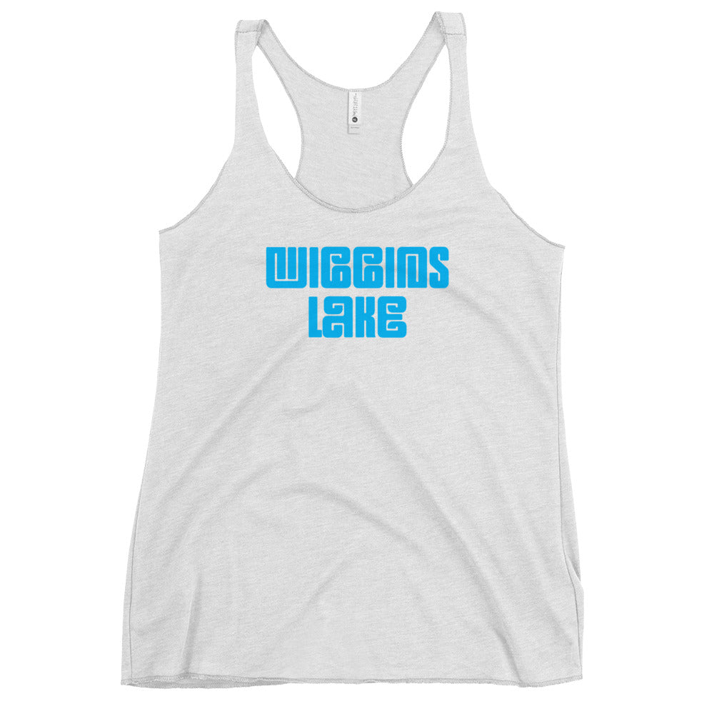 Wiggins Lake Logo - Women's Racerback Tank